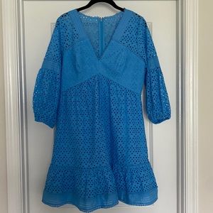 Lilly Pulitzer size 6 blue dress, worn once!